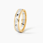Alliance Ilki Ruban Or Bicolore - Alliances duo Unisex | Marc Orian