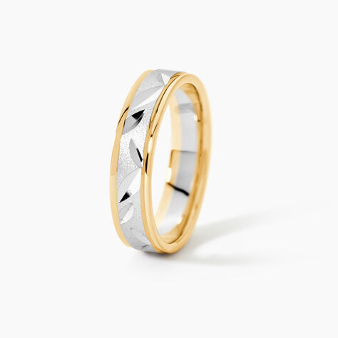 Alliance Ilki Ruban Or Bicolore - Alliances duo Unisex | Marc Orian