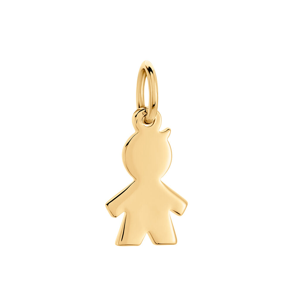 Pendentif Kids Plaque Or Doré - Pendentifs Femme | Marc Orian