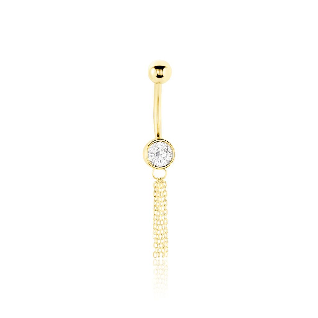 Piercing Rexanne Or Jaune Oxyde De Zirconium - Piercing Nombril Femme | Marc Orian
