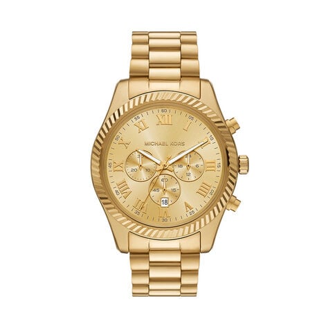 Montre Michael Kors Lexington Homme Dor&eacute; - Montres &eacute;tanches Homme | Marc Orian