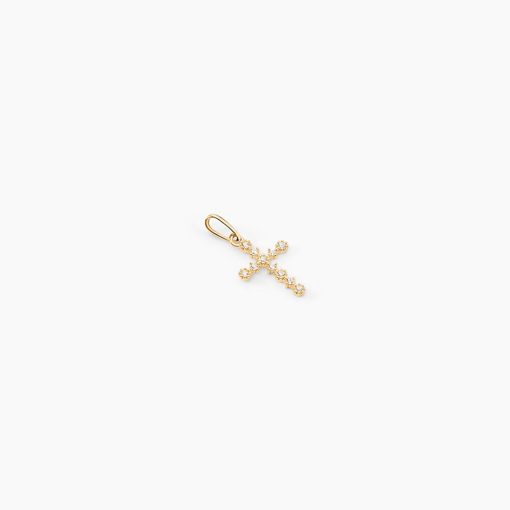Pendentif Or Jaune Lucinien Oxyde De Zirconium - Pendentifs Famille | Marc Orian