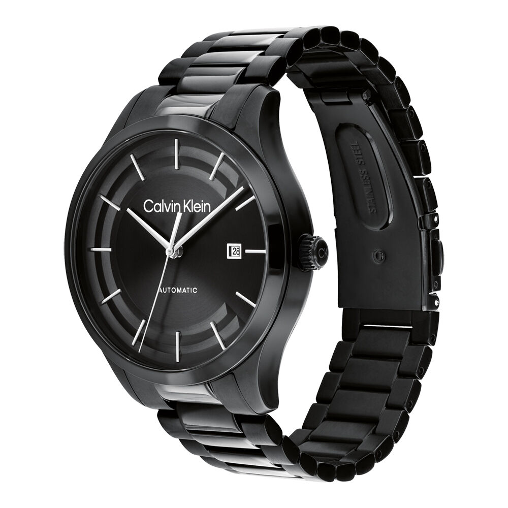 Montre Calvin Klein Iconic Automatic Noir - Montres automatiques Homme | Marc Orian