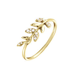 Bague Or Jaune Nahia Oxydes De Zirconium - Sélection Bohème Femme | Marc Orian