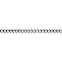 Collier Izel Maille Anglaise Or Blanc