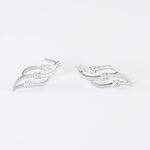 Boucles D'oreilles Puces Marnie Or Blanc Diamant - Pendantes Femme | Marc Orian