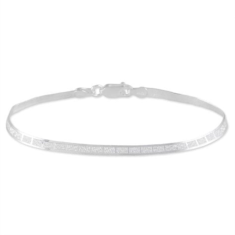 Bracelet Nuriaae Argent Blanc - Bracelets mailles Femme | Marc Orian