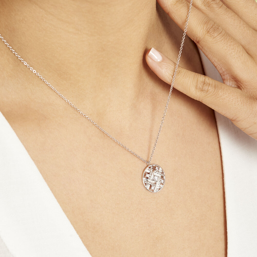 Collier Argent Herbert Oxydes De Zirconium - Colliers avec pierres Femme | Marc Orian