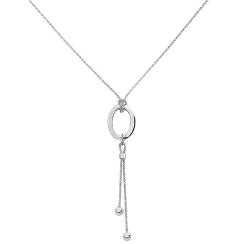 Collier Alisa Argent Blanc - Colliers Femme | Marc Orian