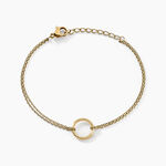 Bracelet Eva Acier Jaune - Bracelets cha&icirc;nes Femme | Marc Orian