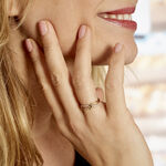 Bague Celien Or Jaune Oxyde - Bagues avec pierre Femme | Marc Orian