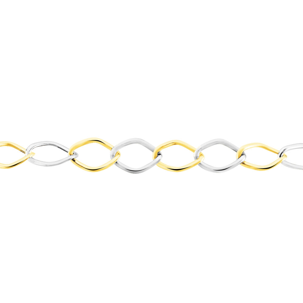 Bracelet Jeanne Or Bicolore - Bracelets chaînes Femme | Marc Orian