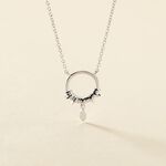 Collier Dhyana Argent Blanc - Colliers fantaisie Femme | Marc Orian