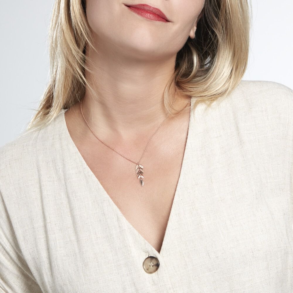 Collier Odelyne Argent Rose - Colliers ete Femme | Marc Orian