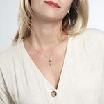 Collier Odelyne Argent Rose - Colliers fantaisie Femme | Marc Orian