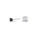 Boucles D'oreilles Puces Doreen Carre Or Blanc Oxyde De Zirconium - Puces Femme | Marc Orian
