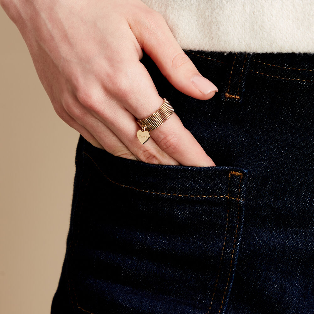 Bague Tijuana Acier Jaune - Bagues breloque Femme | Marc Orian