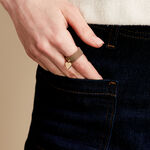 Bague Tijuana Acier Jaune - Bijoux fantaisie Femme | Marc Orian