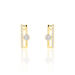 Boucles D'oreilles Puces Maellys Or Jaune Diamant - Pendantes Femme | Marc Orian