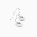 Boucles D'oreilles Pendantes Circus Argent Blanc Oxyde De Zirconium - Pendantes Femme | Marc Orian