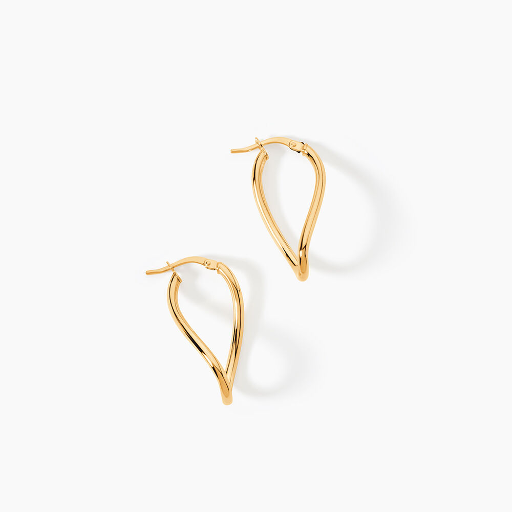 Cr&eacute;oles Hellen Or Jaune - Cr&eacute;oles Femme | Marc Orian