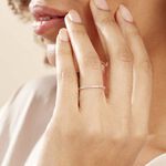 Alliance Klimka Or Rose Oxyde De Zirconium - Alliances duo Femme | Marc Orian