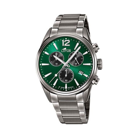 Montre Lotus Chrono Vert -  Homme | Marc Orian