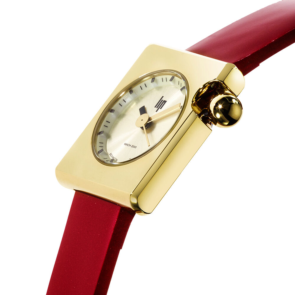 Montre Lip Mach 2000 Mini Square Doré - Montres étanches Femme | Marc Orian