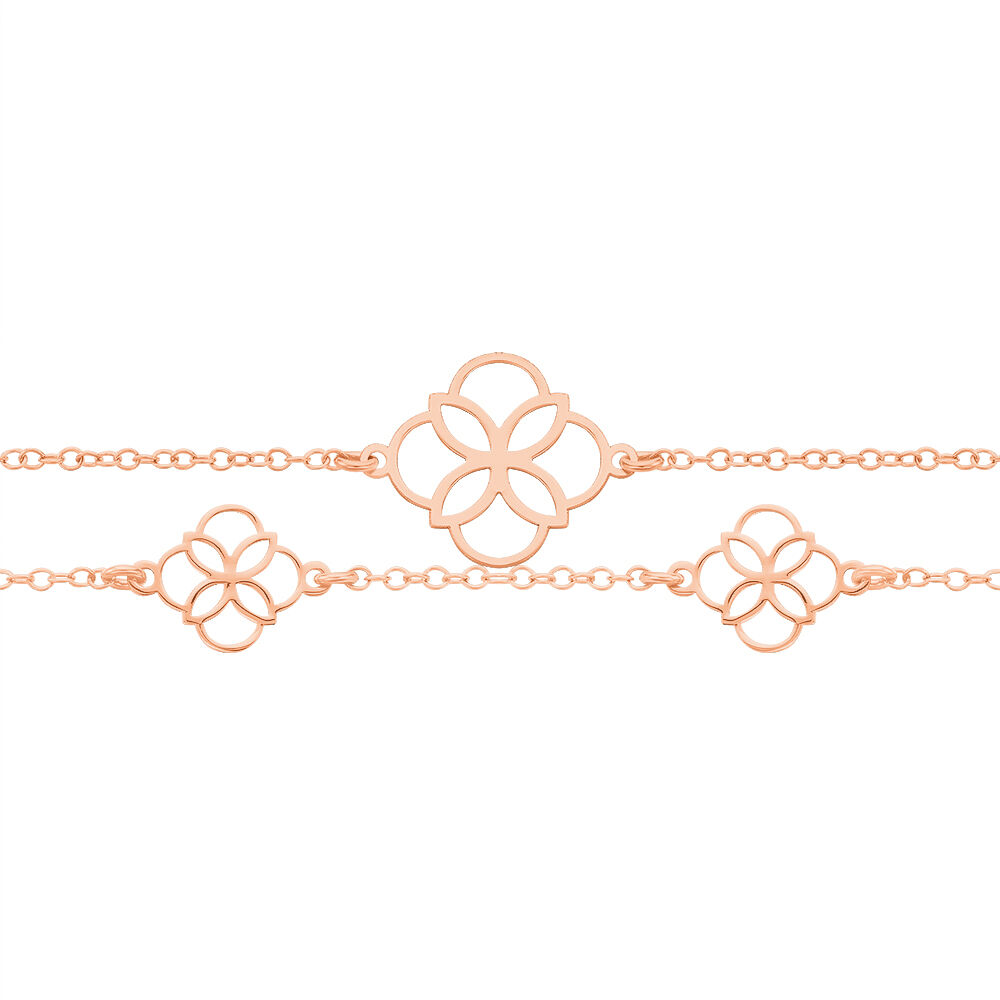 Bracelet Letizia Argent Rose - Bracelets chaînes Femme | Marc Orian