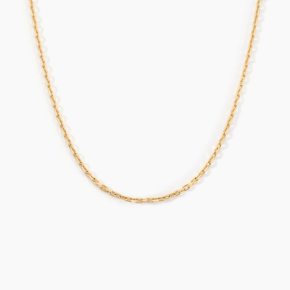 Cha&icirc;ne Igoa Maille For&ccedil;at Diamantee Or Jaune - Chaines Unisex | Marc Orian