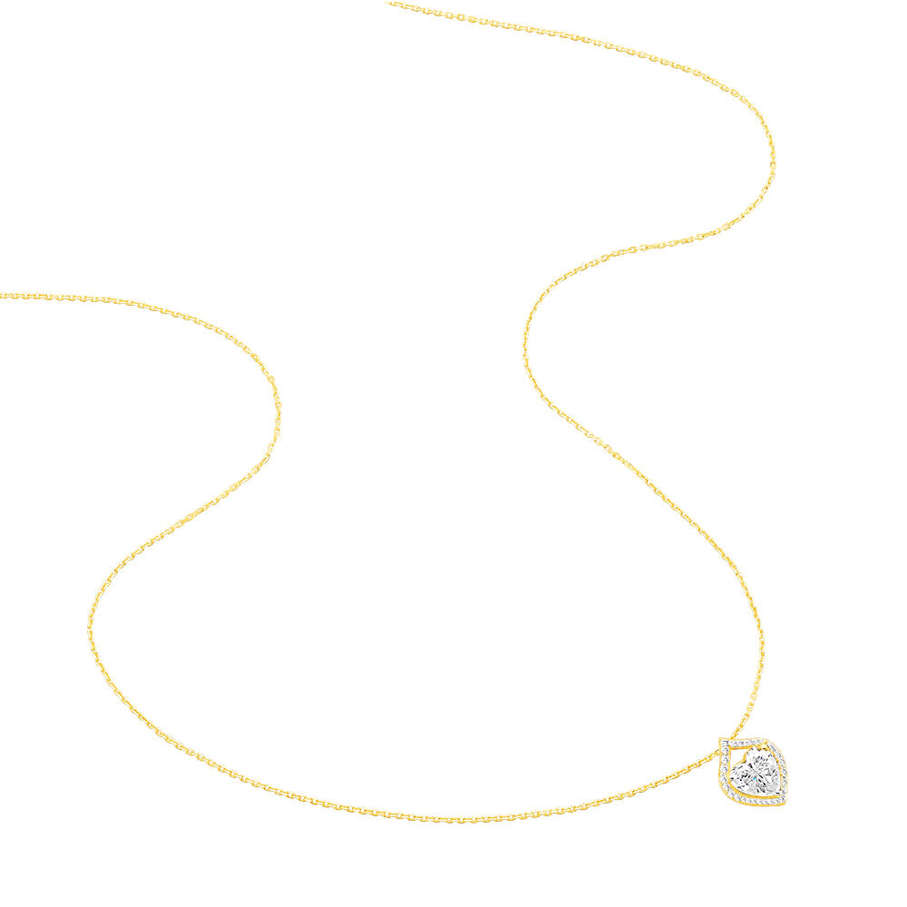 Collier Verounia Or Jaune Oxyde De Zirconium - Colliers avec pierres Femme | Marc Orian
