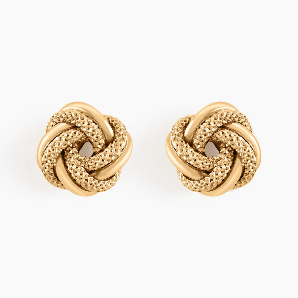 Boucles D'oreilles Puces Or Jaune Guermana - Puces Femme | Marc Orian