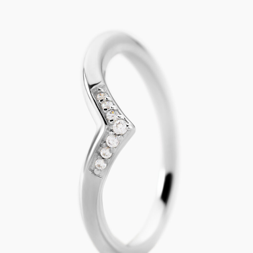 Bague Tami Argent Blanc Oxyde De Zirconium - Bijoux fantaisie Femme | Marc Orian