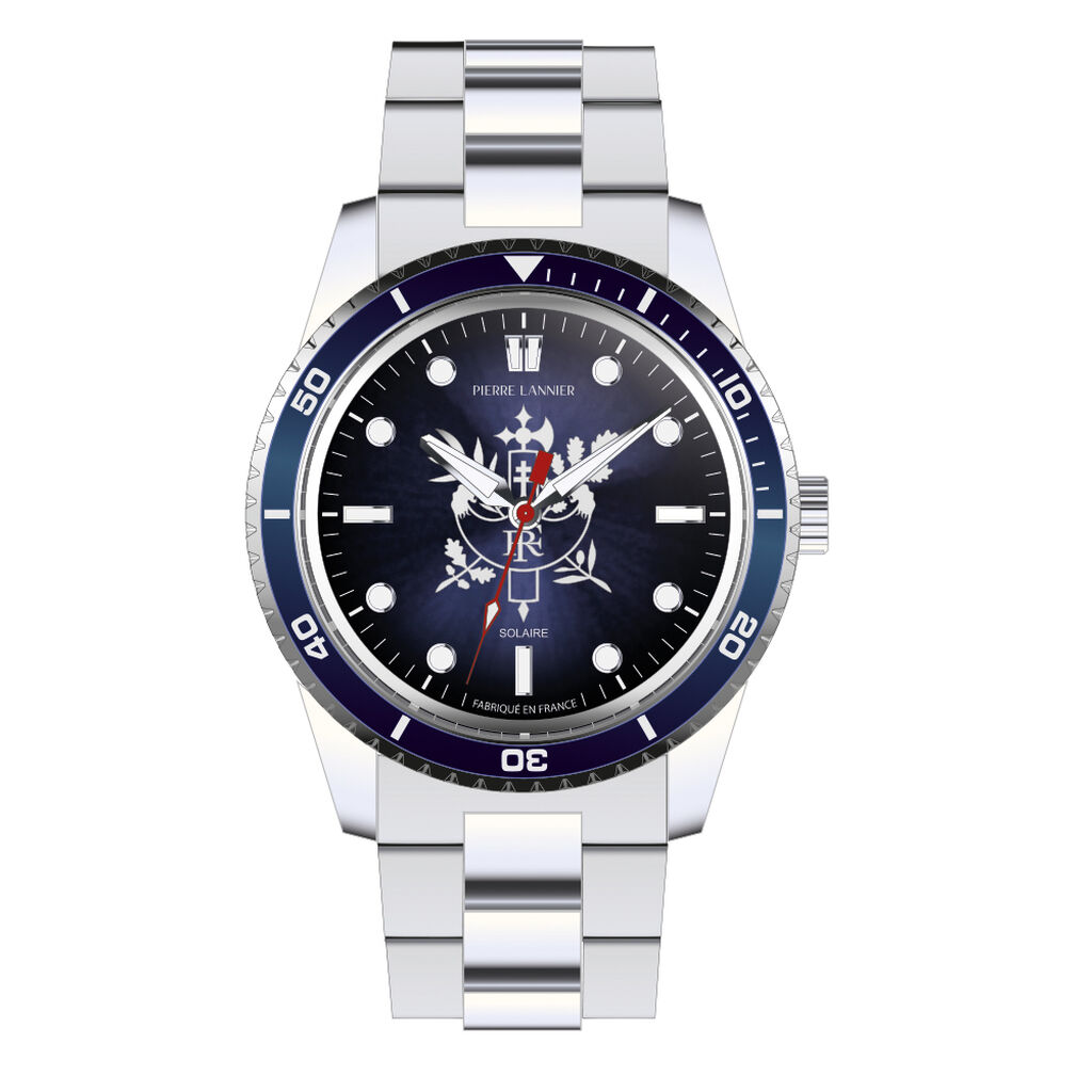 Montre Pierre Lannier &Eacute;lys&eacute;e Bleu - Montres &eacute;tanches Homme | Marc Orian