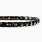 Bracelet Jourdan Acier Noir - Bracelets cordons Homme | Marc Orian