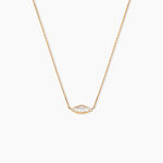 Collier Valentyne Plaque Or Jaune Oxyde De Zirconium - Colliers avec pierres Femme | Marc Orian