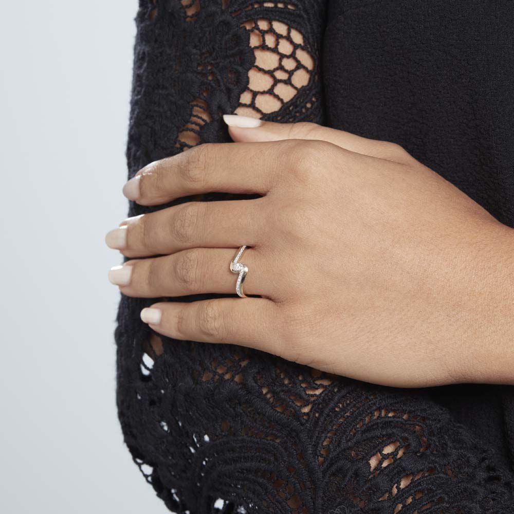Bague Solitaire Sitan Or Jaune Diamant - Parures de mariage Femme | Marc Orian