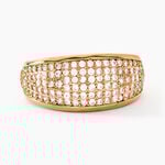 Bague Edenne Plaqu&eacute; Or Jaune Oxyde De Zirconium - Bagues avec pierre Femme | Marc Orian