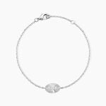 Bracelet Erell Argent Blanc Oxyde De Zirconium - Bracelets fantaisie Femme | Marc Orian