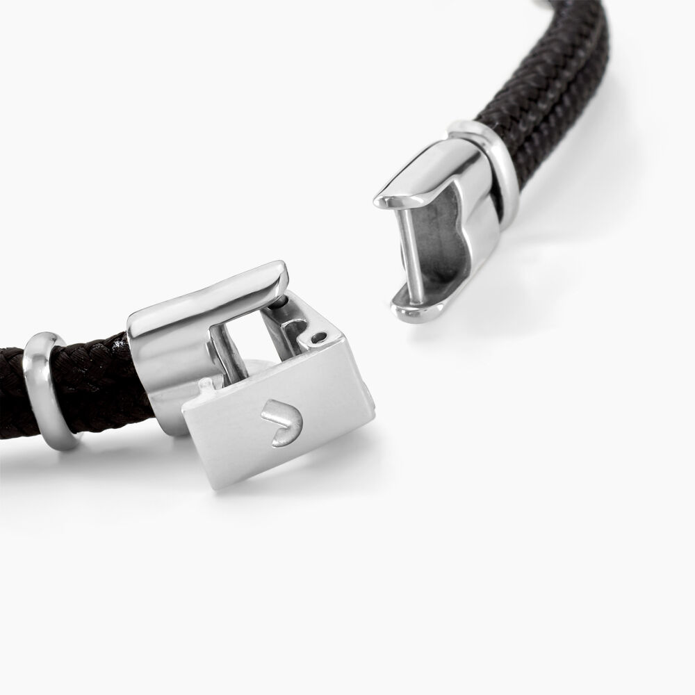 Bracelet Irenee Acier Blanc - Bracelets cordons Homme | Marc Orian