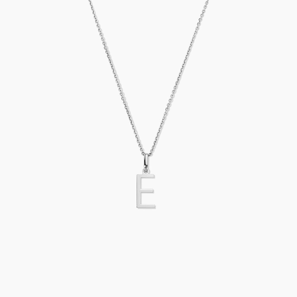 Pendentif Ionia Lettre Or Blanc - Pendentifs Famille | Marc Orian