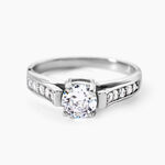 Bague Solitaire Mady Argent Blanc Oxyde De Zirconium - Bijoux fantaisie Femme | Marc Orian