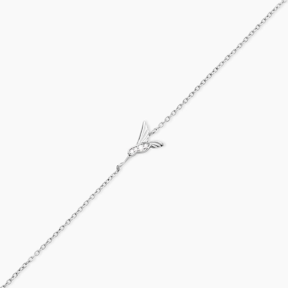 Bracelet Irysa Argent Blanc Oxyde De Zirconium - Bracelets fantaisie Femme | Marc Orian