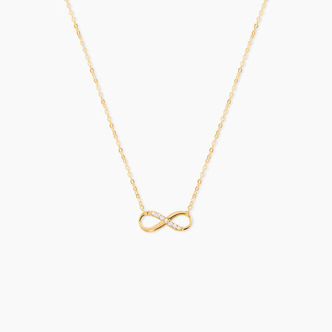 Collier Or Jaune Rosius Oxydes De Zirconium - Colliers avec pierres Femme | Marc Orian