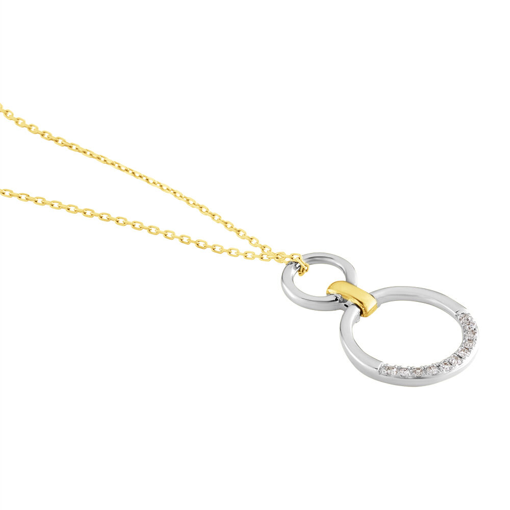 Collier Or Bicolore Nioline Diamant - Colliers avec pierres Femme | Marc Orian