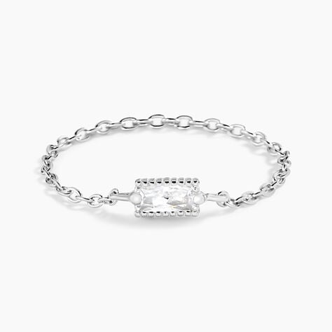 Bague Rio Argent Blanc Oxyde De Zirconium - Bijoux fantaisie Femme | Marc Orian