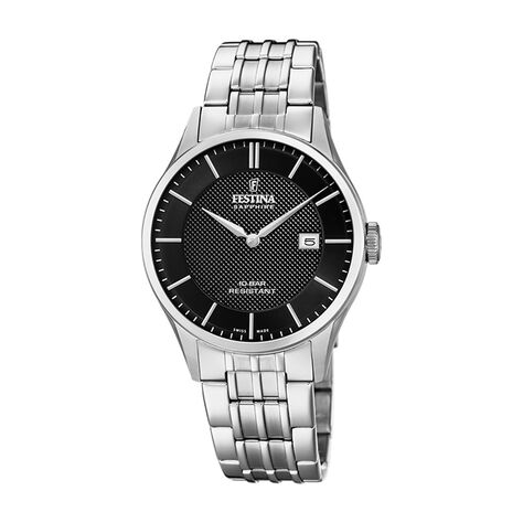 Montre Festina Swiss Made Noir - Montres classiques Homme | Marc Orian