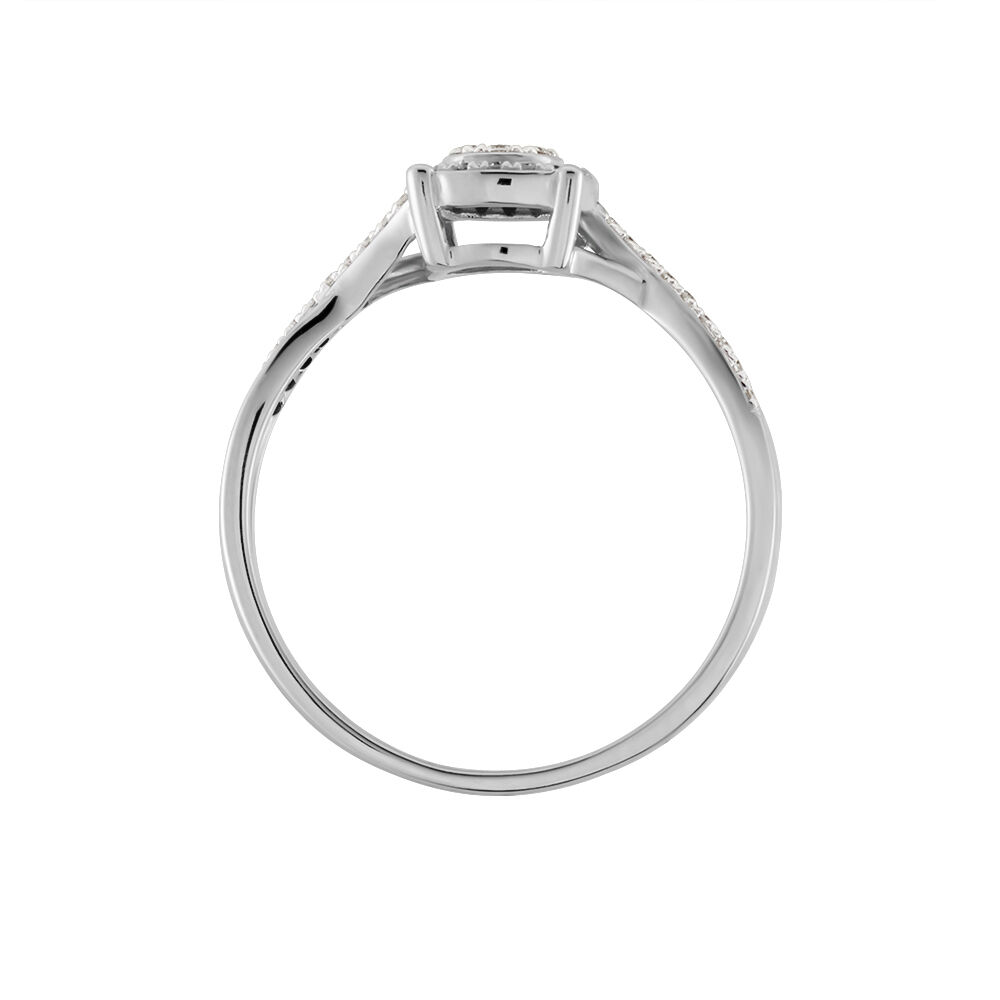Bague Sigolania Or Blanc Diamant - Bagues pierres précieuses Femme | Marc Orian