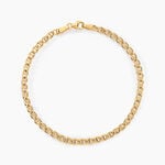 Bracelet Or Jaune Capucin Maille Marine - Bracelets mailles Femme | Marc Orian