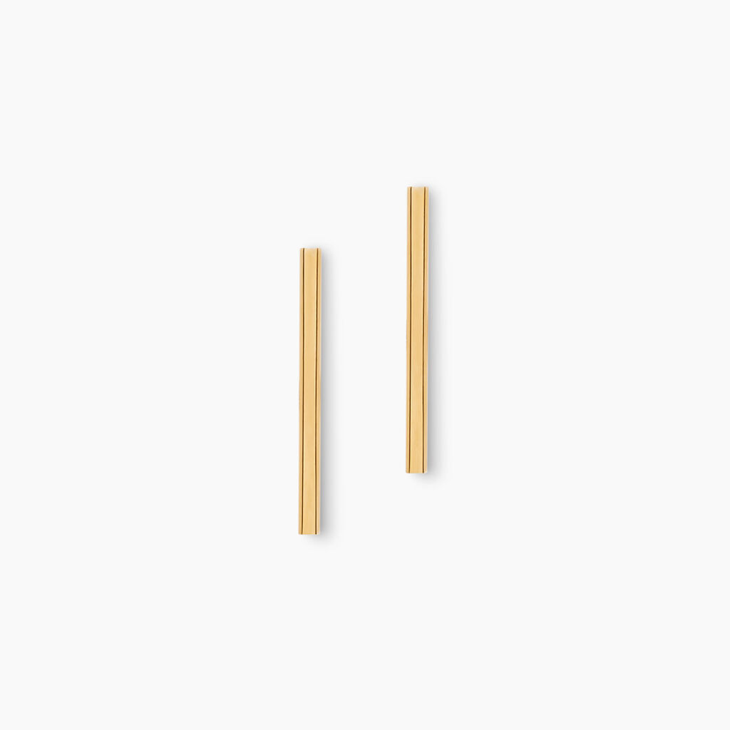 Boucles D'oreilles Puces Chloee Or Jaune - Puces Femme | Marc Orian